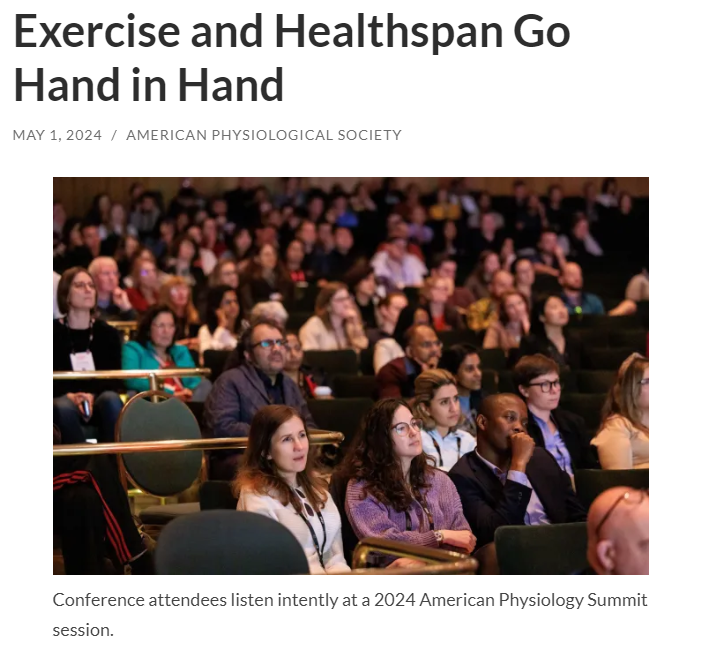 Exercise and Healthspan Go Hand in Hand